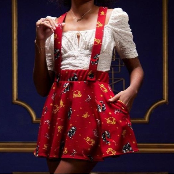 Fantastic Beasts: The Secrets Of Dumbledore Niffler Suspender Skirt Hot Topic - Picture 1 of 3